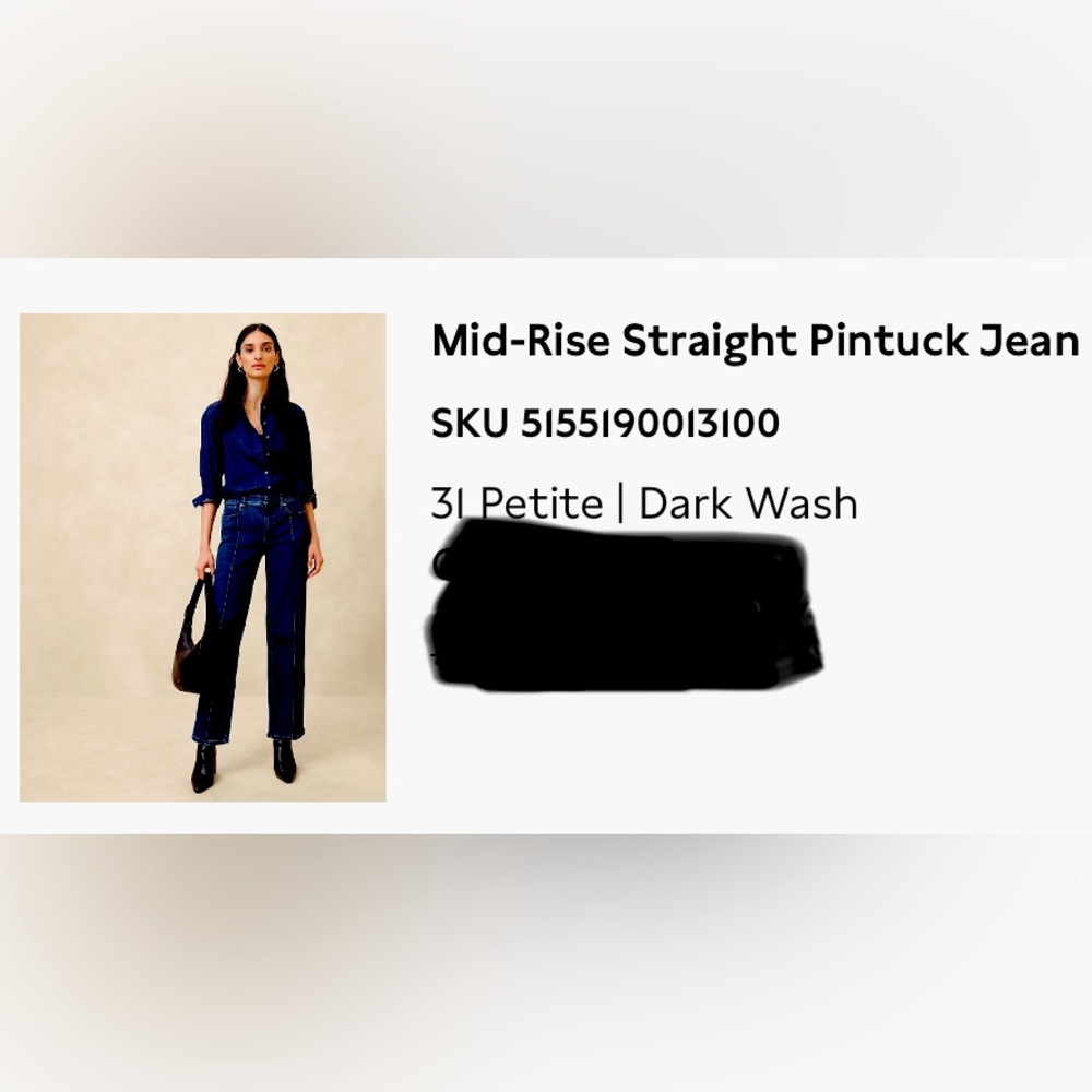 Brand new Banana Republic petite jeans.